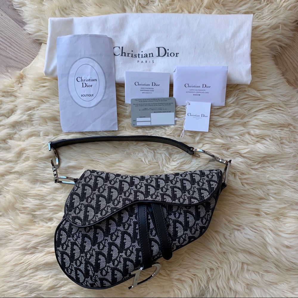 NEW Christian Dior Saddle Monogram